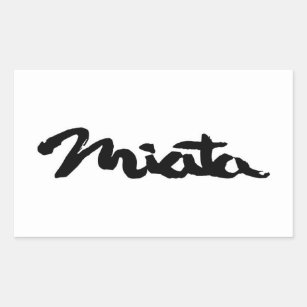 Black Miata Stickers