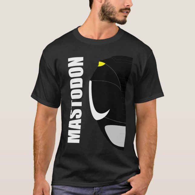 Black Mighty Morphin Power Ranger237png237.p T-Shirt (Front)