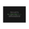 Black Minimalist Green Line Car Darker Layout