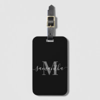 Black Minimalist Monogram