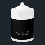 Black Minimalist Plain Modern Own Name Calligraphy<br><div class="desc">This product was very good and I love how easy it is for customize design. The design was very simple so I'm very pleased when I create.</div>