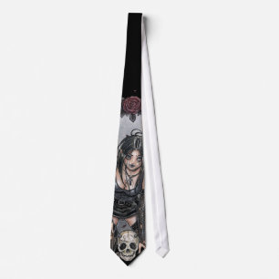 Black Misery Angel Tie