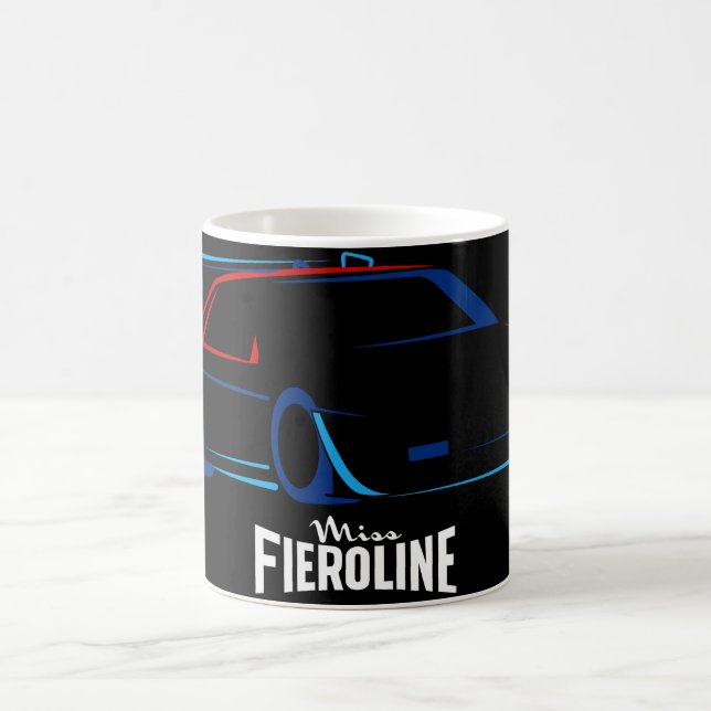 Black Miss Fieroline Coffee Mug (Center)