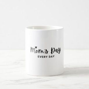 Black Modern Mom's Day Every Day Mug