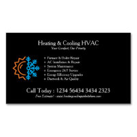 Black Modern White Heating & Cooling