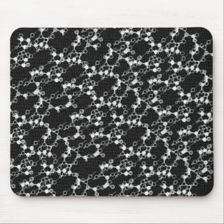 Black Molecule Mousepad