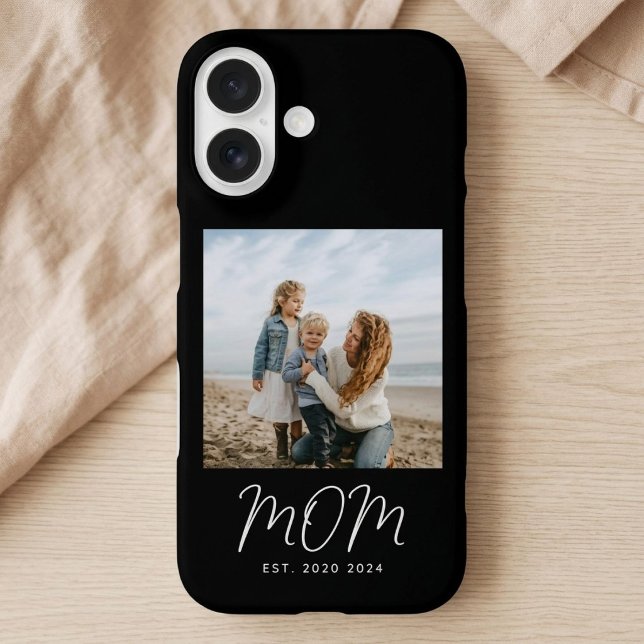 Black Mom Established Script Photo Case-Mate iPhone 16 Case (Creator Uploaded)