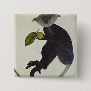 Black Monkey 2 Inch Square Button