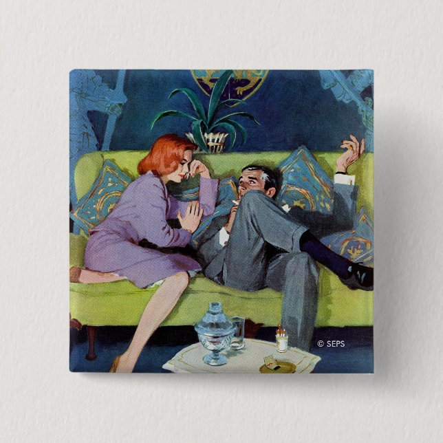 Black Monte's Last Raid 2 Inch Square Button (Front)