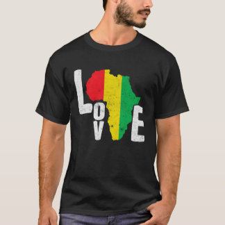 Black Month History Love Africa T-Shirt