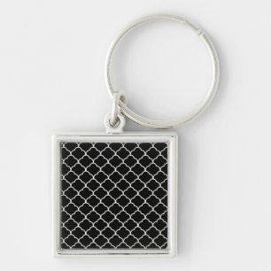 Black Moroccan Design @ Emporiomoffa Keychain