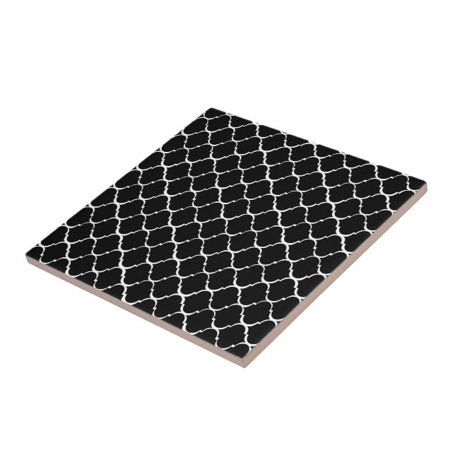 Black Moroccan Style Tile (Side)