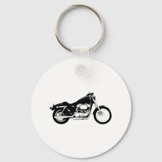 Black Motorcycle Keychain