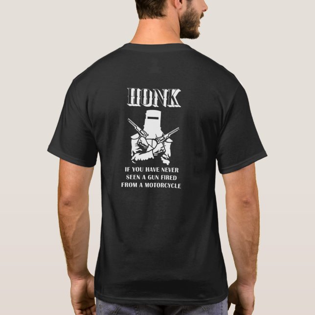 Black Motorcycle T Shirt (Back)