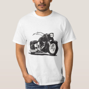 Black motorcycle T-Shirt