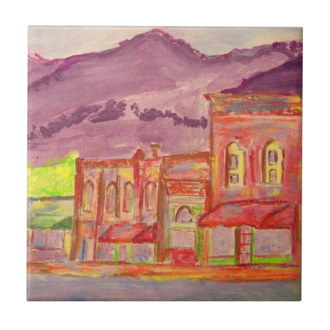 black mountain art tile (Front)