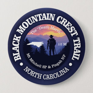 Black Mountain Crest Trail (rd2) 4 Inch Round Button