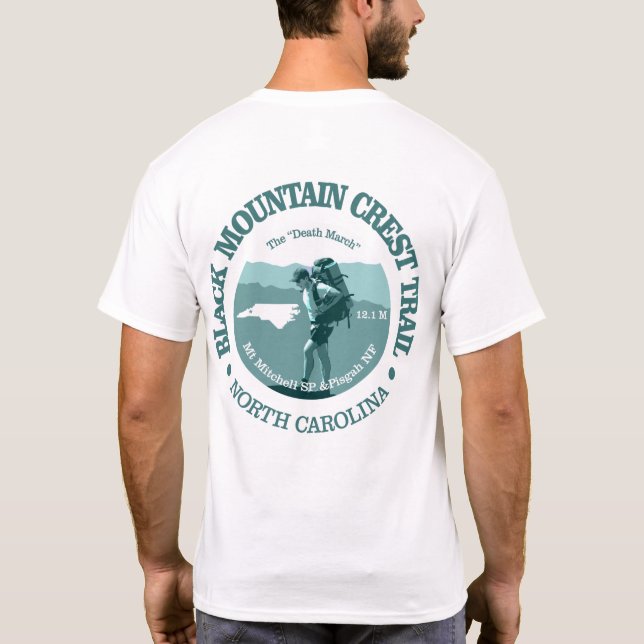 Black Mountain Crest Trail (T) T-Shirt (Back)