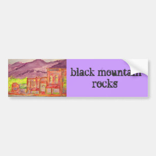 black mountain rocks bumper sticker