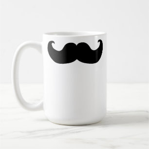 Black Moustache Coffee Mug