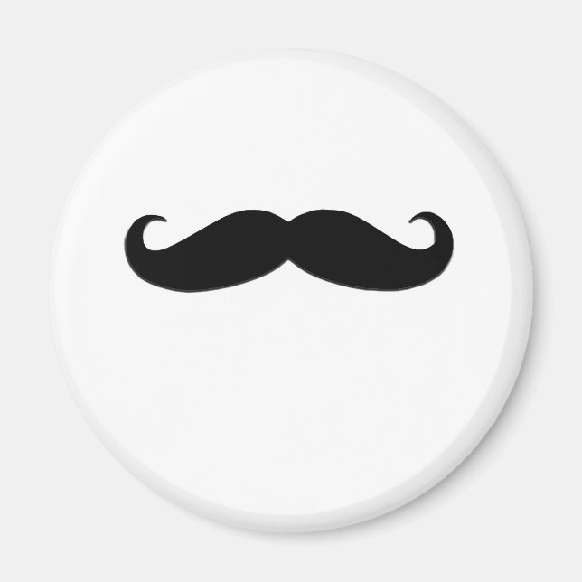 Black Moustache or Black Moustache for Fun Gifts Magnet (Front)