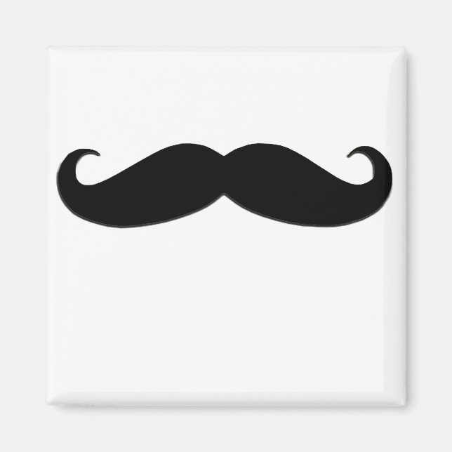 Black Moustache or Black Moustache for Fun Gifts Magnet (Front)