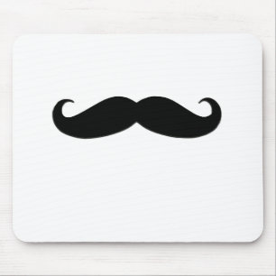 Black Moustache or Black Moustache for Fun Gifts Mouse Pad