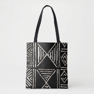Black Mud Cloth Tote Bag