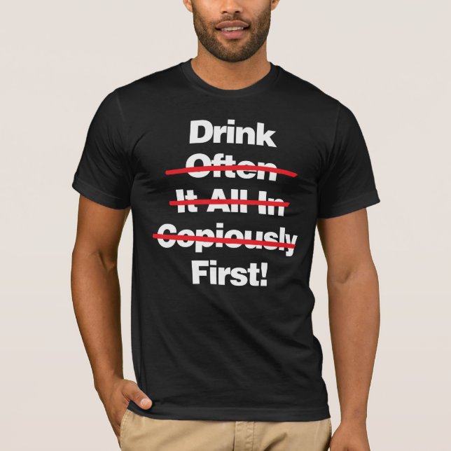 Black Multiple Choice T-Shirt (Front)