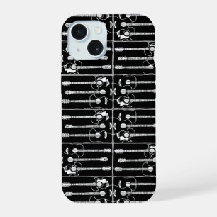 black music guitars iPhone 15 case
