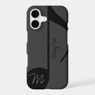 black music-note personalized