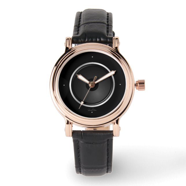 Black Music Speaker Watch (Front)