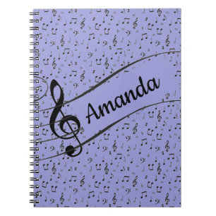 Black Musical Carnet personnalisé