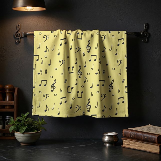 Black Musical  Kitchen Towel (Creator Uploaded)