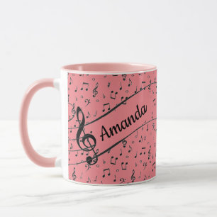 Black Musical personalized Coffee Mug