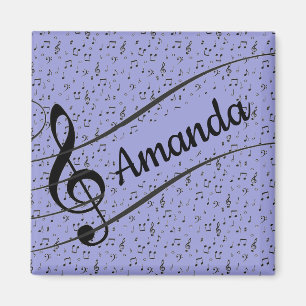 Black Musical personalized Magnet