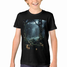Black mystical forest T-Shirt
