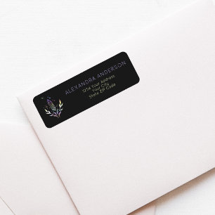 Black Mystical Spirituel Crystals Adresse de retou