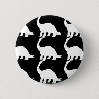 Black n White Dinos 2 Inch Round Button