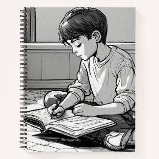 Black N White Study carnet SPIRAL