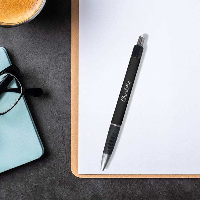 Black name script elegant pen (Creator Uploaded)