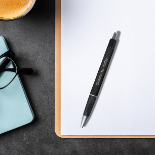 Black name script girly pen