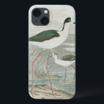 Black-Necked Stilts by the Water iPhone 13 Case<br><div class="desc">This simple yet beautiful fine art print of two black-necked stilts standing by the water on a cloudy day will look perfect on any Zazzle product. The neutral colours are very relaxing and would make a great addition to your home or office.</div>