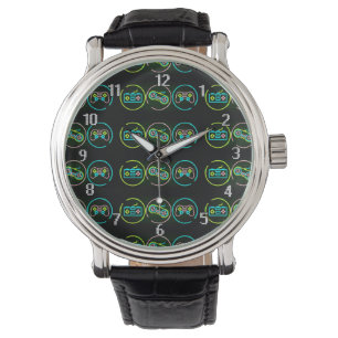 Black & Neon Gamer Watch