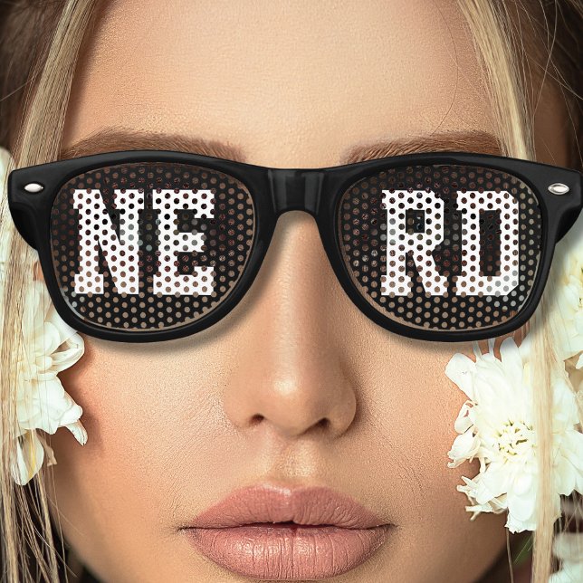 Black Nerd Geek Loner Retro Sunglasses (black nerd retro sunglasses)