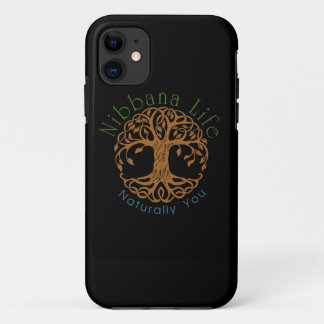 Black Nibbana Life iPhone 11 Case