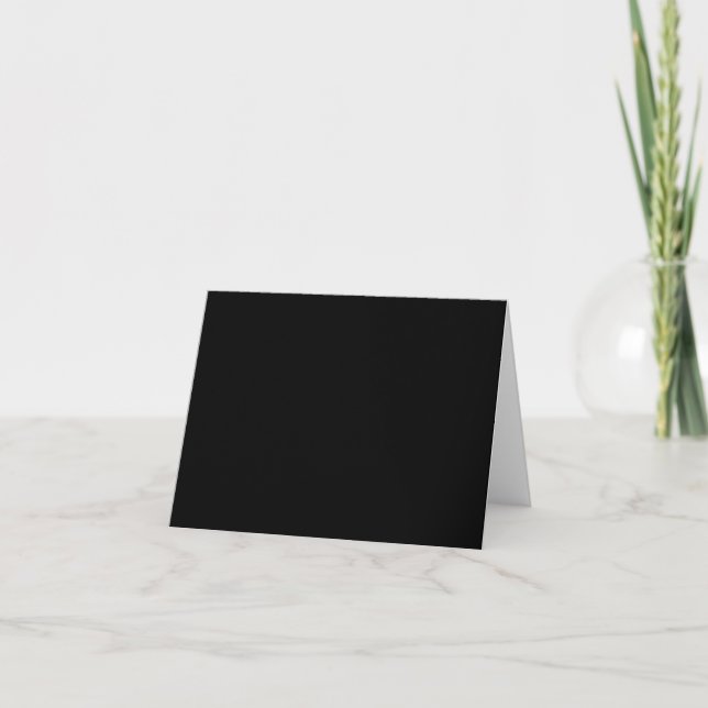 Black Note Card (Front)