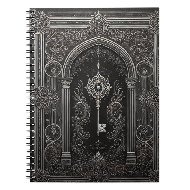 Black notebook cothic-style (Front)