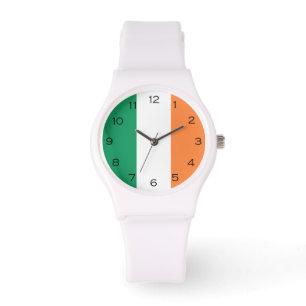 Black Numbers On Irish Flag wacnt Watch