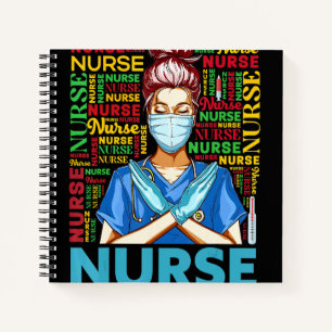 Black Nurse 2023 Costume Black History Month Notebook